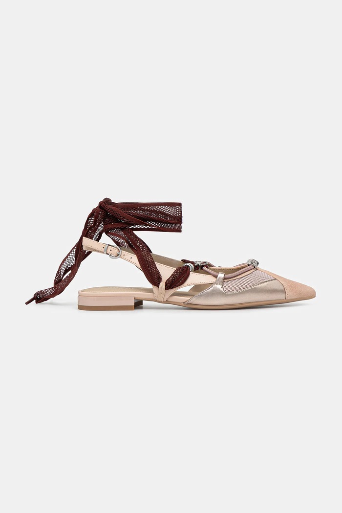 Балетки Pinko Gianira 30 SD0547.P003.W4E бежевый SS26