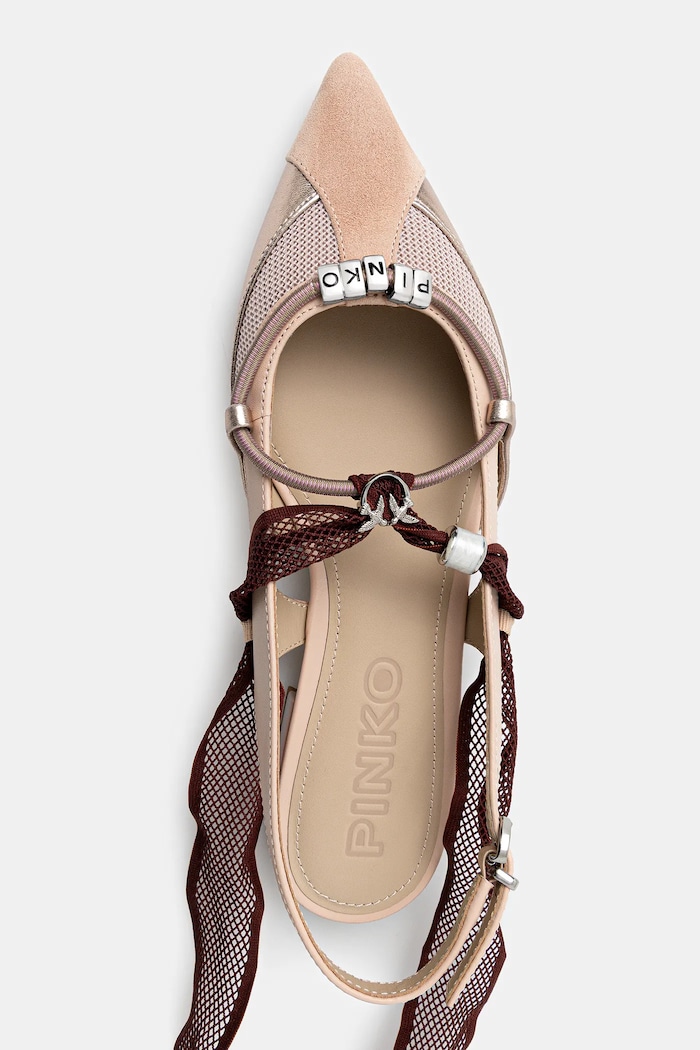 Балетки Pinko Gianira 30 бежевый SD0547.P003.W4E