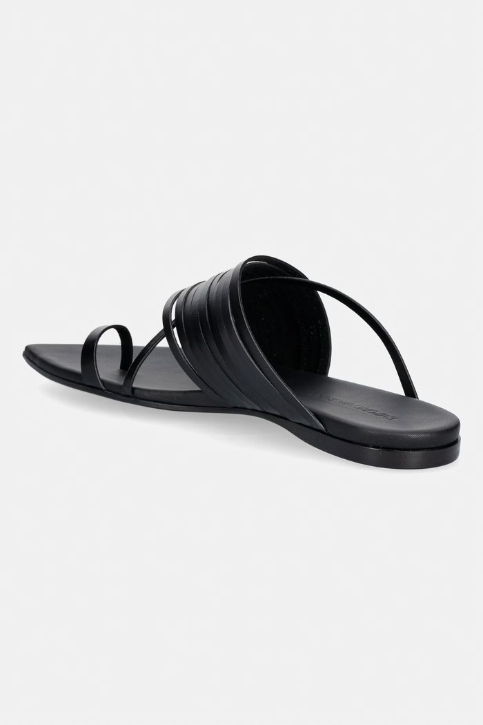 Взуття Emporio Armani в'єтнамки жіночі шкіряні EW004458.AF21971.UC001 чорний