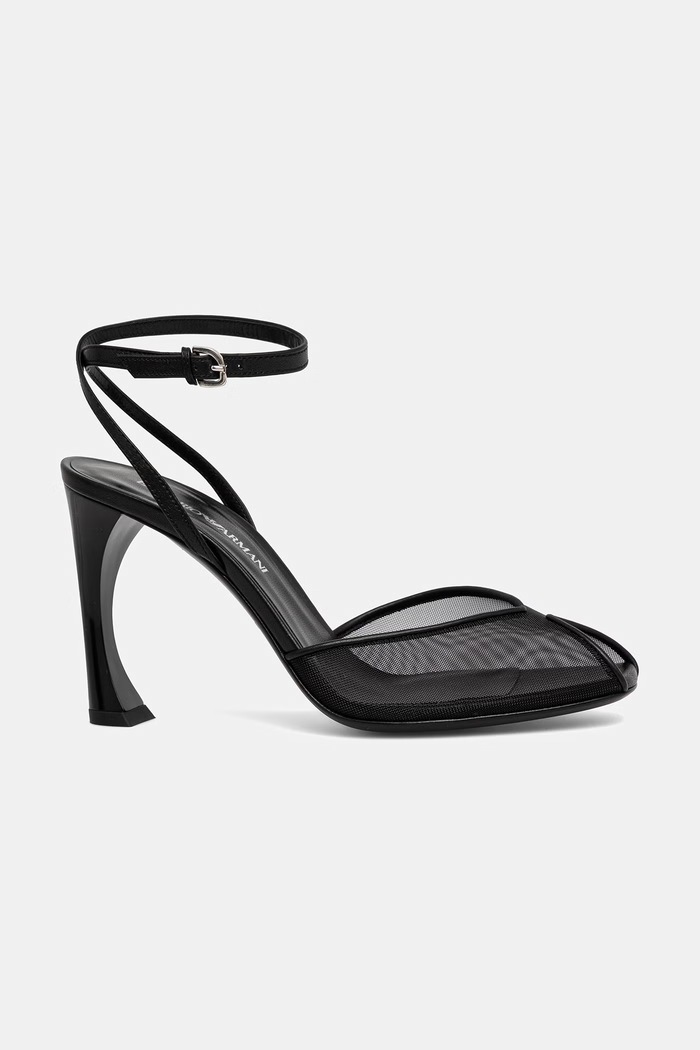 Emporio Armani sandały EW004069.AF24789.UC001 czarny SS26