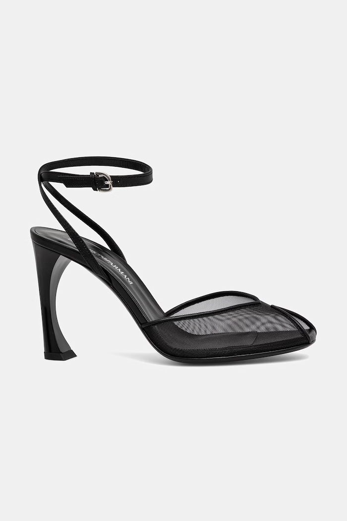 Emporio Armani sandały EW004069.AF24789.UC001 czarny SS26