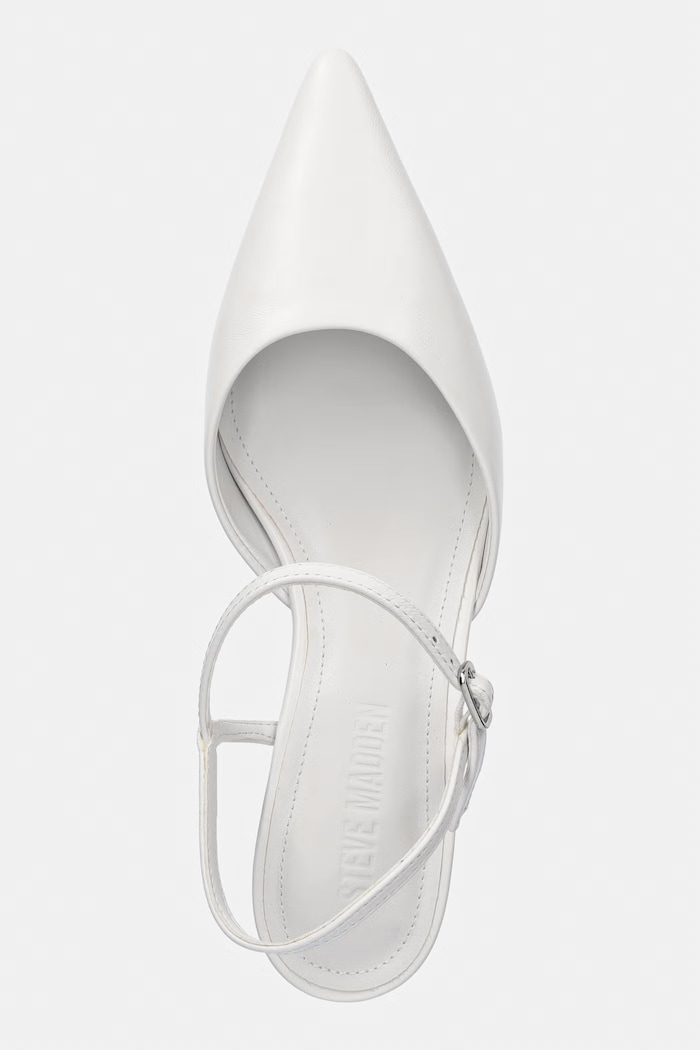 Steve Madden stilettos de piele Adelaide alb 11004721.1BW