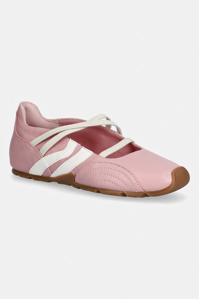 Baleríny Steve Madden Joisie usňová koža ružová 11005237.697