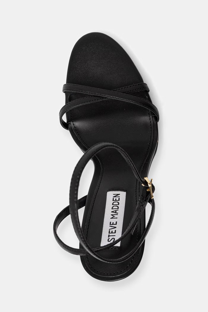 Δερμάτινα σανδάλια Steve Madden Jypsey-CN μαύρο 11005095.017