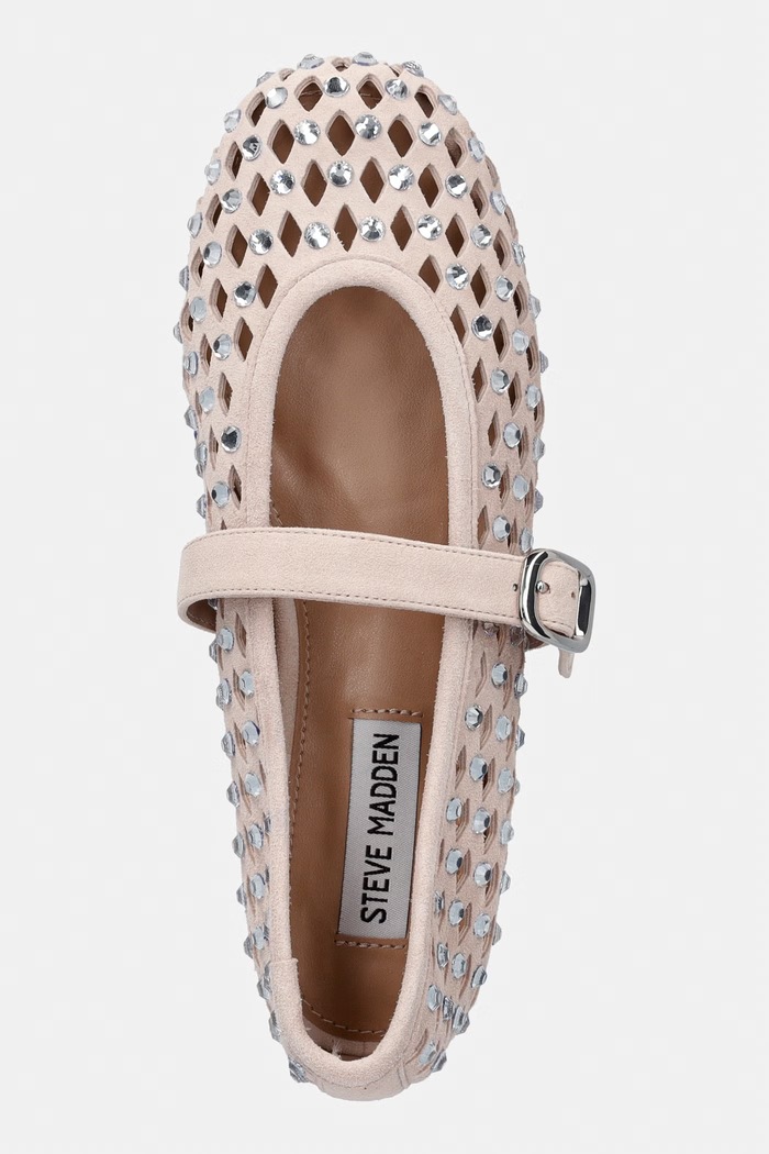 Semišové baleríny Steve Madden Rerun béžová 11005270.947