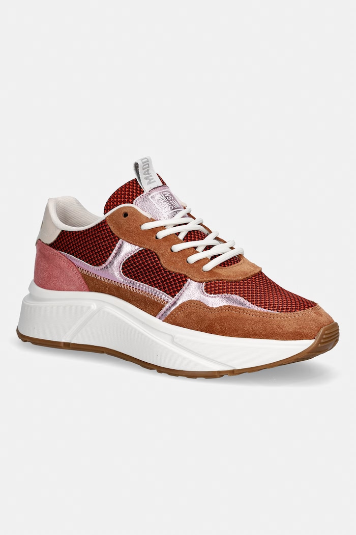 Steve Madden sneakers Starlyn piele întoarsă maro 11003459.PKM