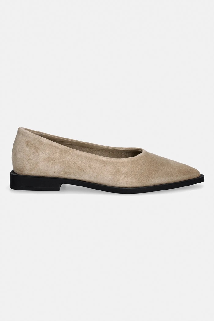 Semišové baleríny Copenhagen CPH415 béžová SS26