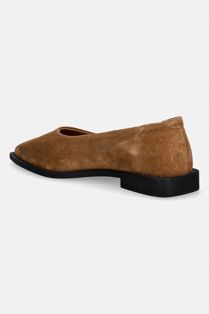 Cipők Copenhagen velúr balerina CPH415 barna