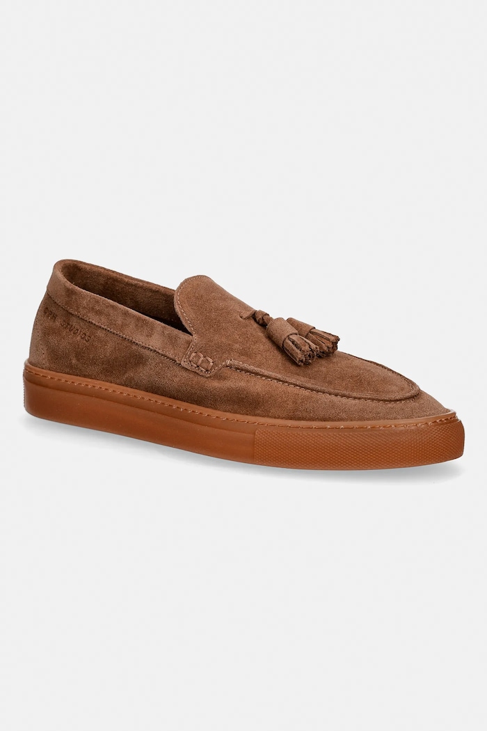 Μοκασίνια σουέτ Copenhagen suede φλατ καφέ CPH164