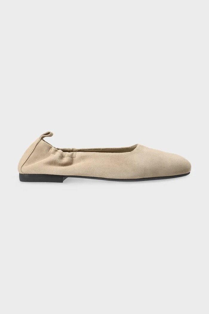 Copenhagen ballerine in scamoscio suede beige CPH884