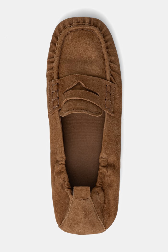 Semišové mokasíny Copenhagen leather hnědá CPH885