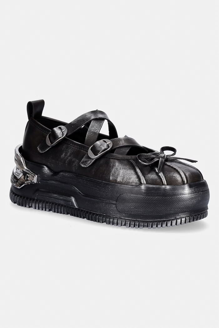 Koi Footwear baleriny Metamorphosis Distressed May Janes czarny TT02