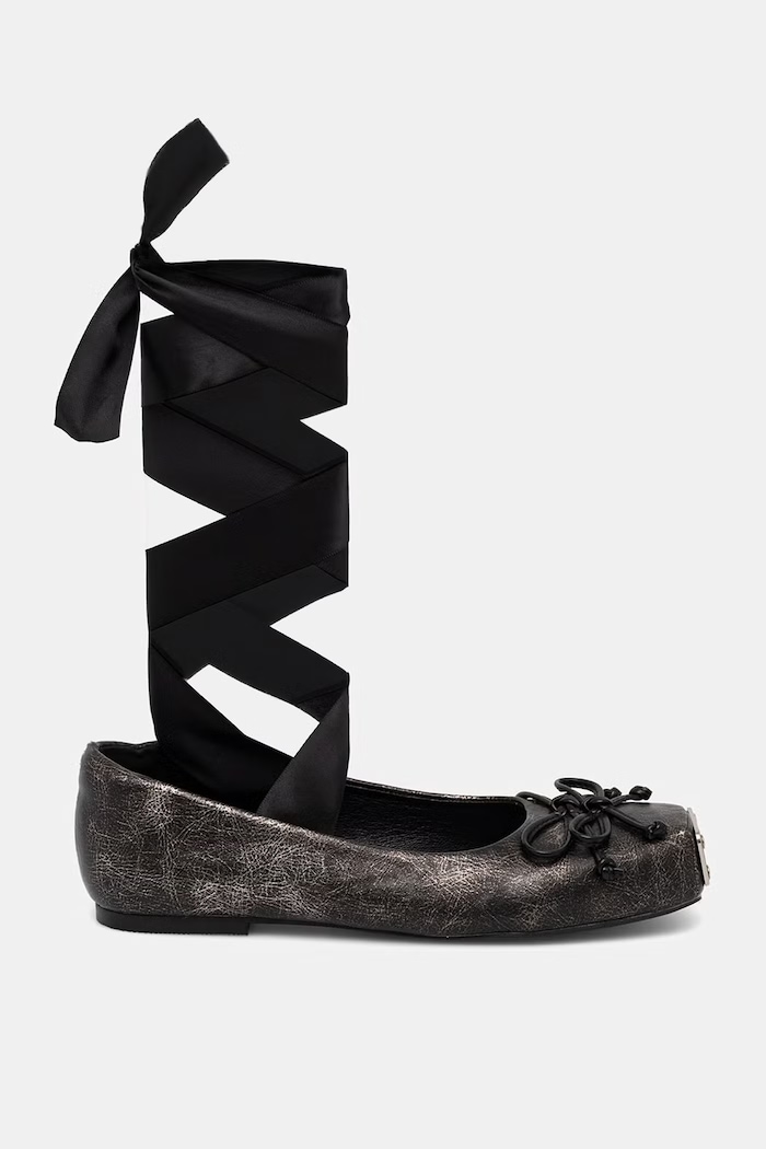 Koi Footwear baleriny Blithe Metal Toe Ballet Flats Blithe czarny SS26