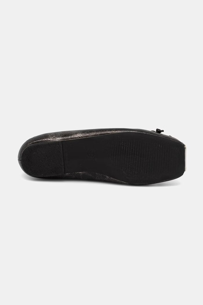 Koi Footwear baleriny Blithe Metal Toe Ballet Flats Blithe czarny