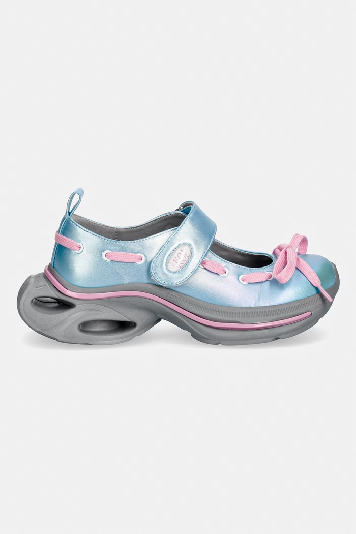 Koi Footwear baleríny Ocean Waves Chunky Mary Janes SS01 modrá SS26