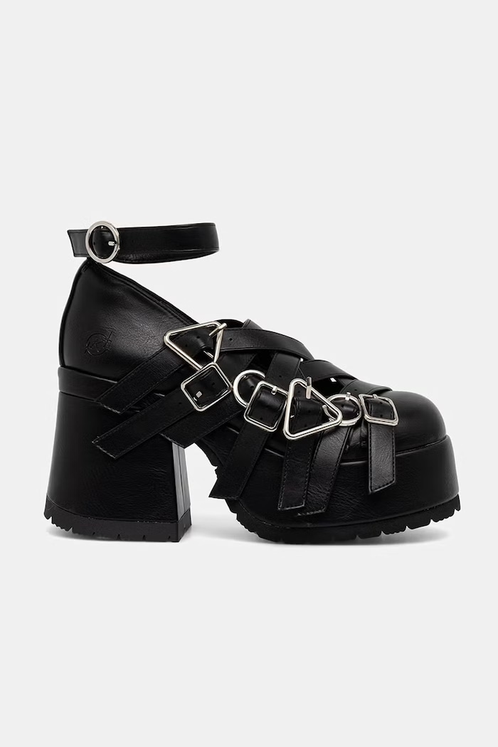 Koi Footwear cipele s debelom potpeticom Avalon Strappy Heeled Shoes PW01.Avalon crna SS26