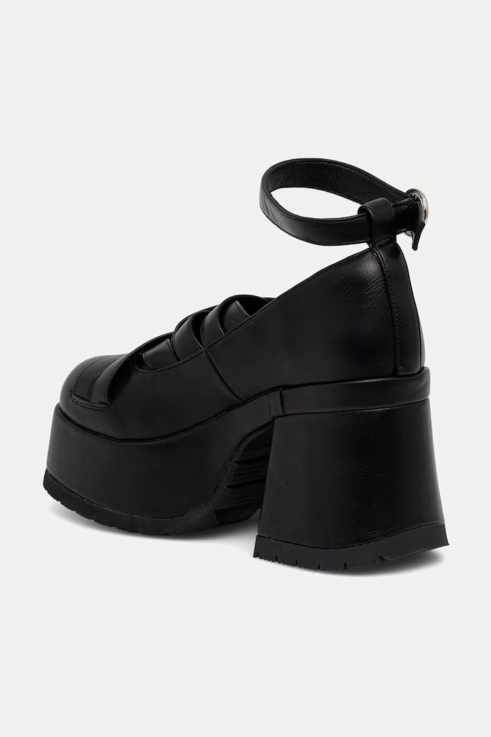 Obuća Koi Footwear cipele s debelom potpeticom Avalon Strappy Heeled Shoes PW01.Avalon crna