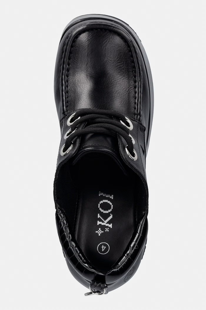 Koi Footwear czółenka na słupku Kinetic Chunky Heeled Shoes czarny AS02
