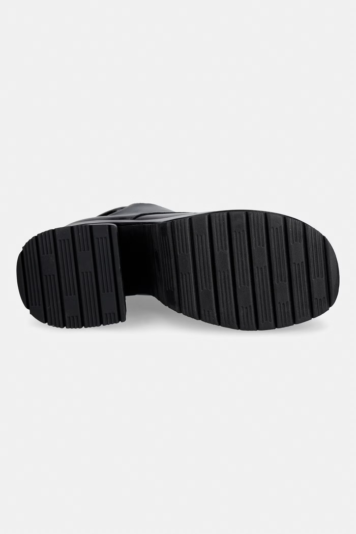 Koi Footwear czółenka na słupku Kinetic Chunky Heeled Shoes AS02 czarny