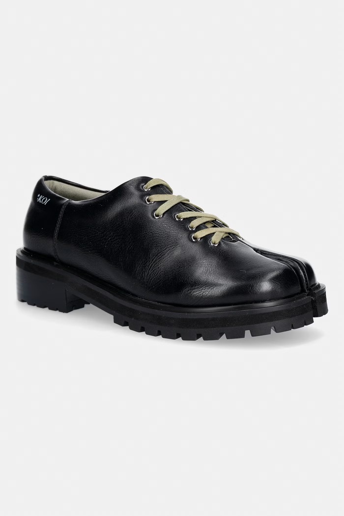 Koi Footwear półbuty damskie Abolisher Tabi Lace Up Shoes czarny Abolisher