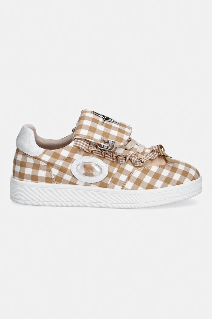 Koi Footwear Magic Teddy Bear Gingham Flat Shoes sneakers Γυναικεία CC03 καφέ SS26