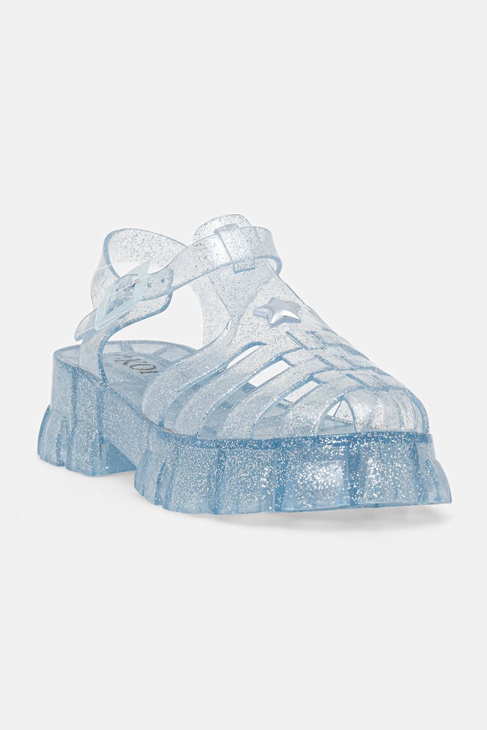 Koi Footwear σανδάλια με καλυμμένα δάχτυλα Γυναικεία Sunbeam Heart Jelly Sandals μπλε JEL01