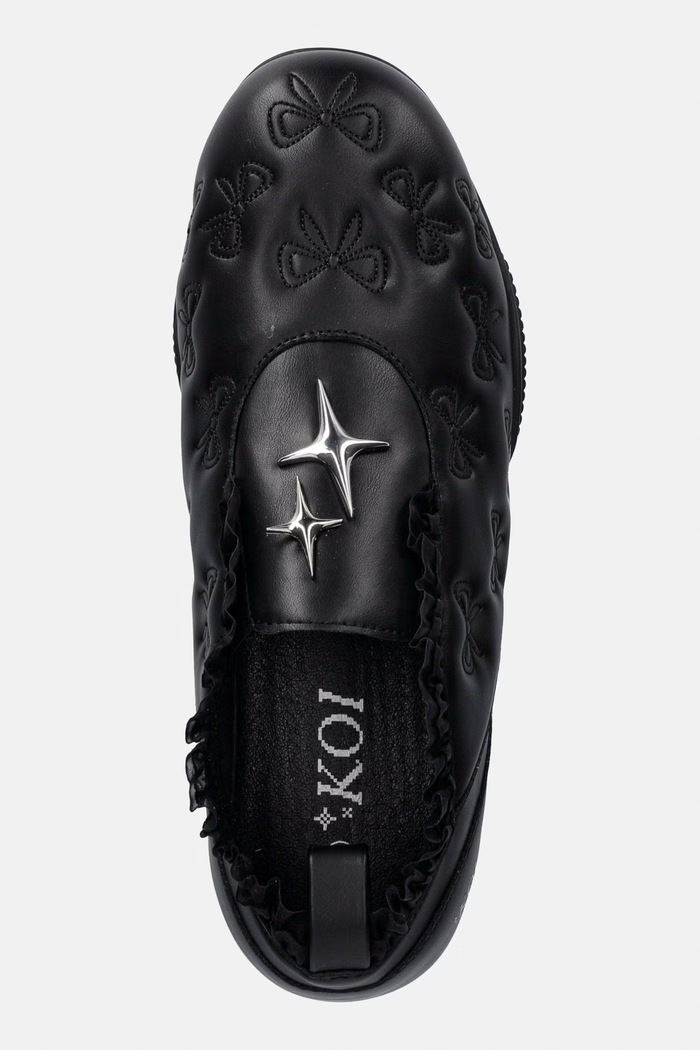 Koi Footwear Heartbreaker Sporty Slip On Shoes sneakersy damskie czarny FR01