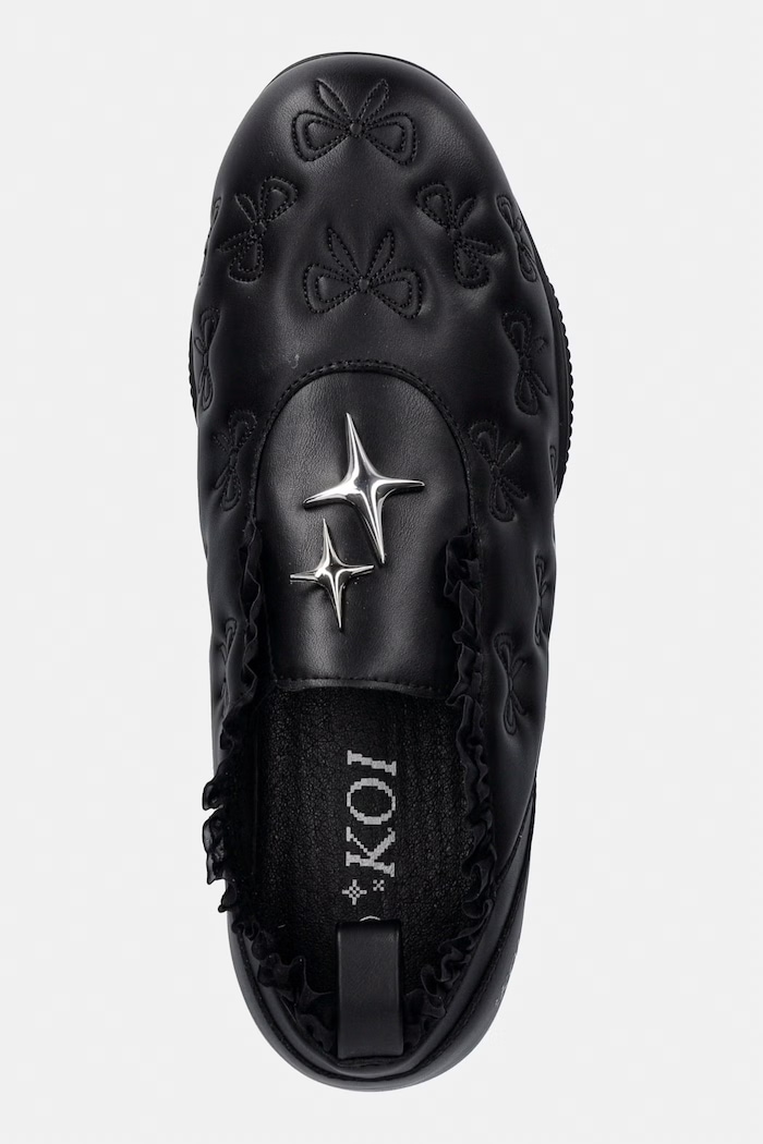 Koi Footwear Heartbreaker Sporty Slip On Shoes sneakersy damskie czarny FR01