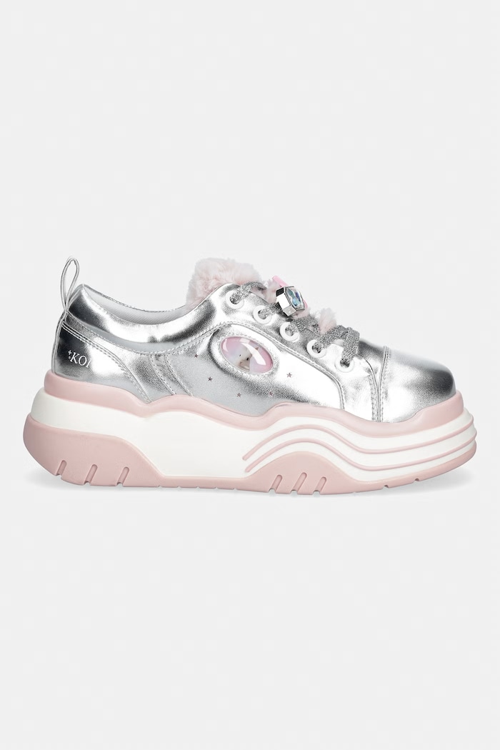 Koi Footwear Girlie Pop Chunky Trainers sneakersy damskie MT08 srebrny SS26