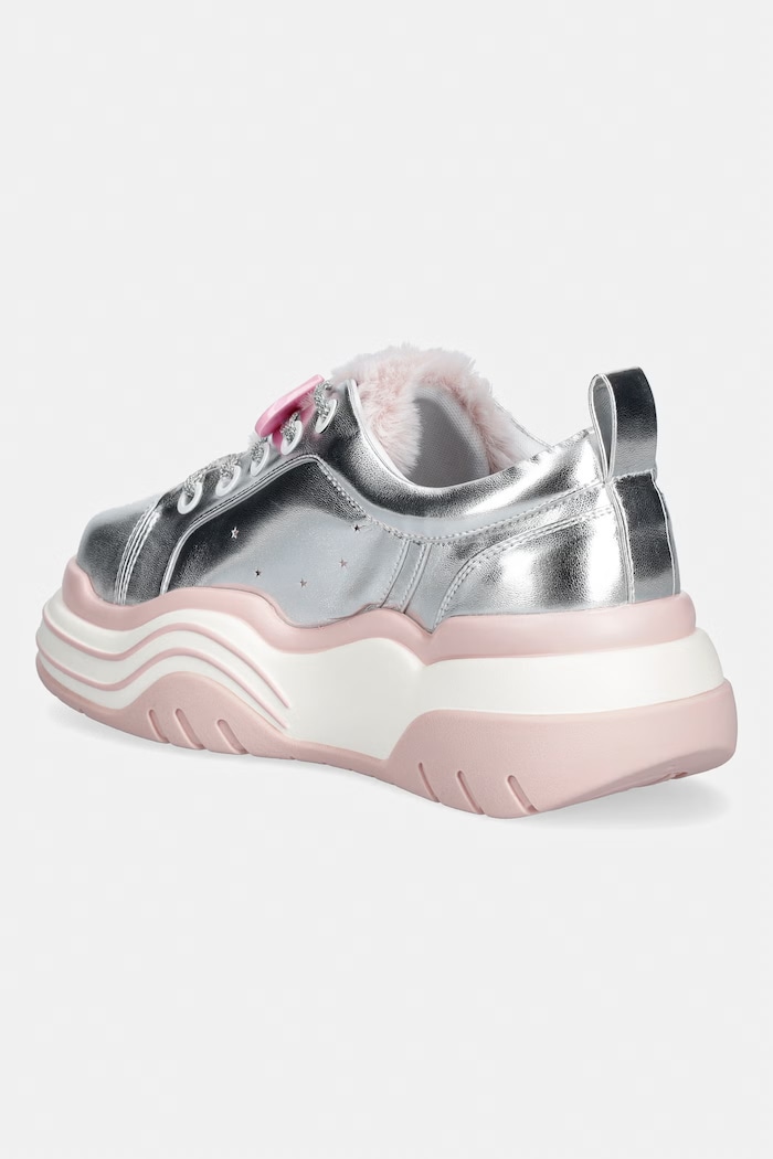 Obuwie Koi Footwear Girlie Pop Chunky Trainers sneakersy damskie MT08 srebrny