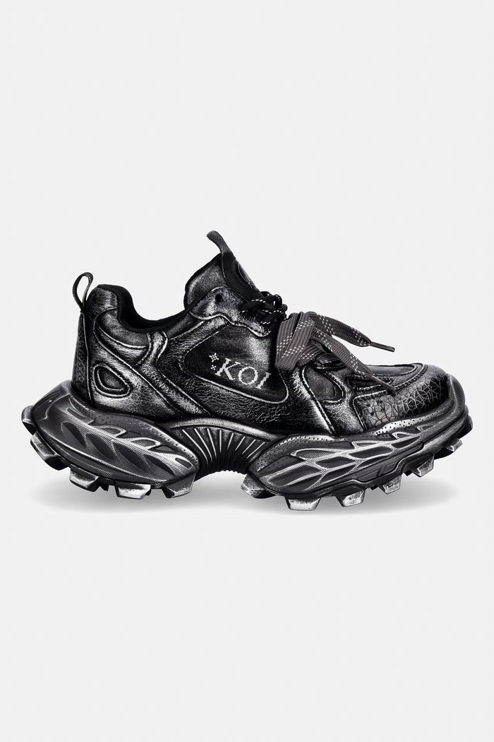 Koi Footwear Enigma Mega Chunky Trainers tenisky dámske Enigma čierna SS26