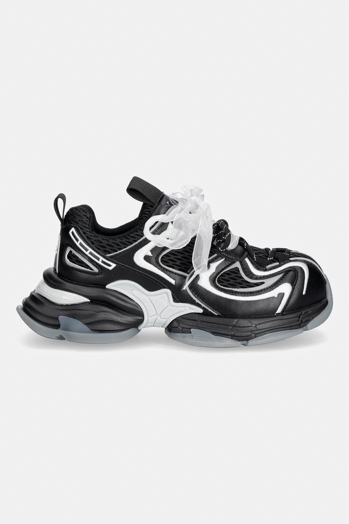 Koi Footwear Labyrinth Mega Chunky Trainers sneakersy damskie WD01 czarny SS26
