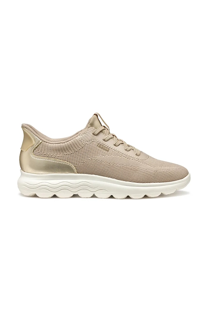 Sneakers Geox D SPHERICA PLUS Fast In συνθετικό μπεζ D557MA06KBNCH62L