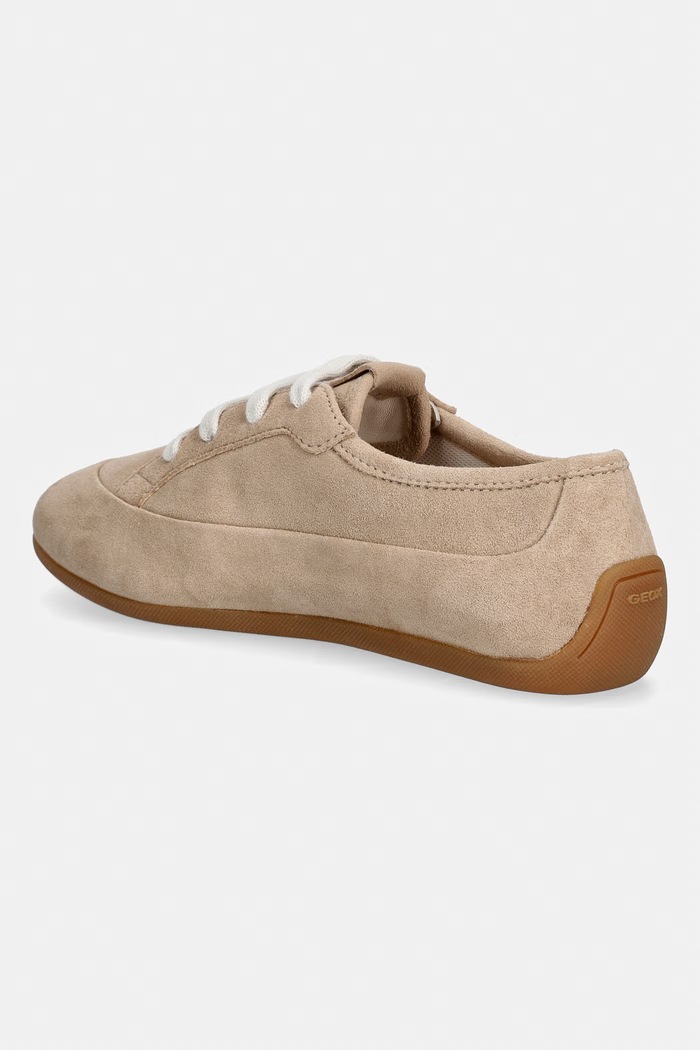 Încălțăminte Geox sneakers din piele întoarsă D ADDISSE D65AXA00021C5018 bej
