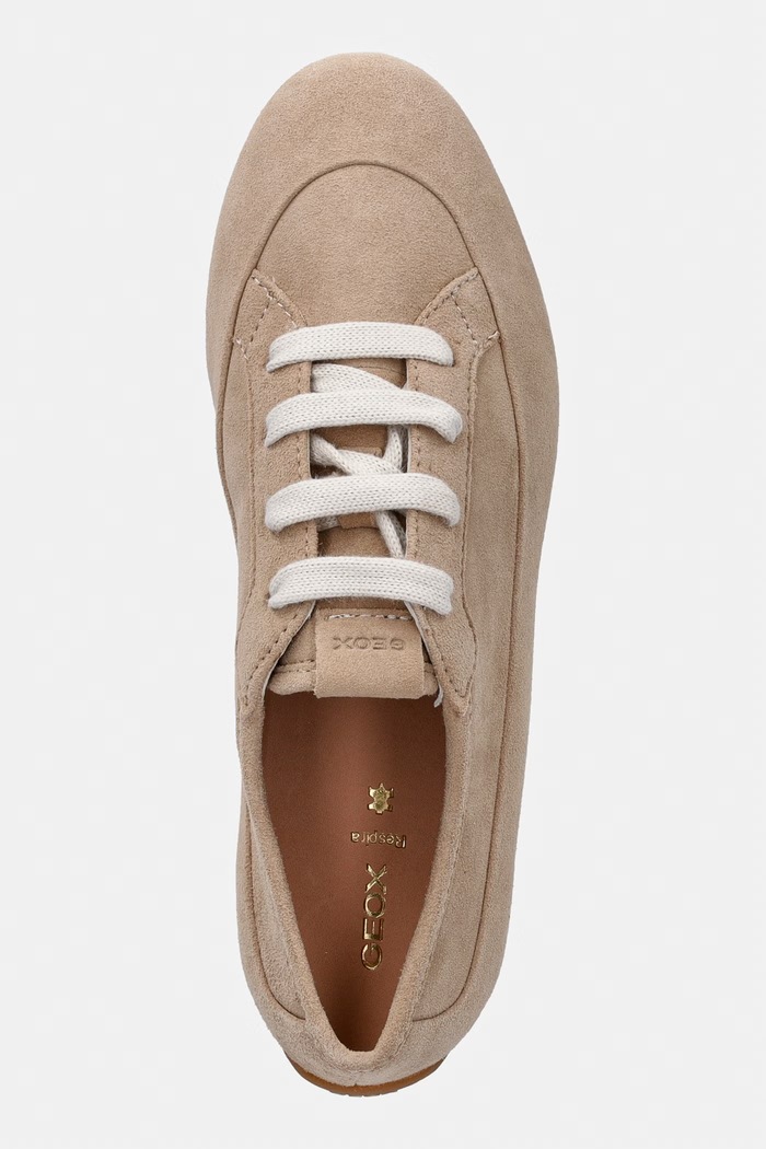 Geox sneakers din piele întoarsă D ADDISSE bej D65AXA00021C5018