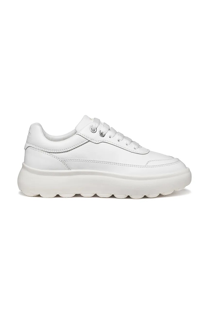 Geox sneakersy skórzane D SPHERICA EC4.1 pozostałe biały D65TCA00085C1000