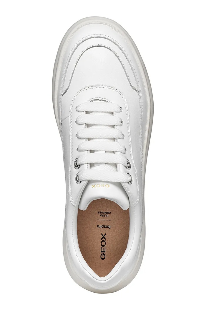 Geox sneakersy skórzane D SPHERICA EC4.1 D65TCA00085C1000 biały