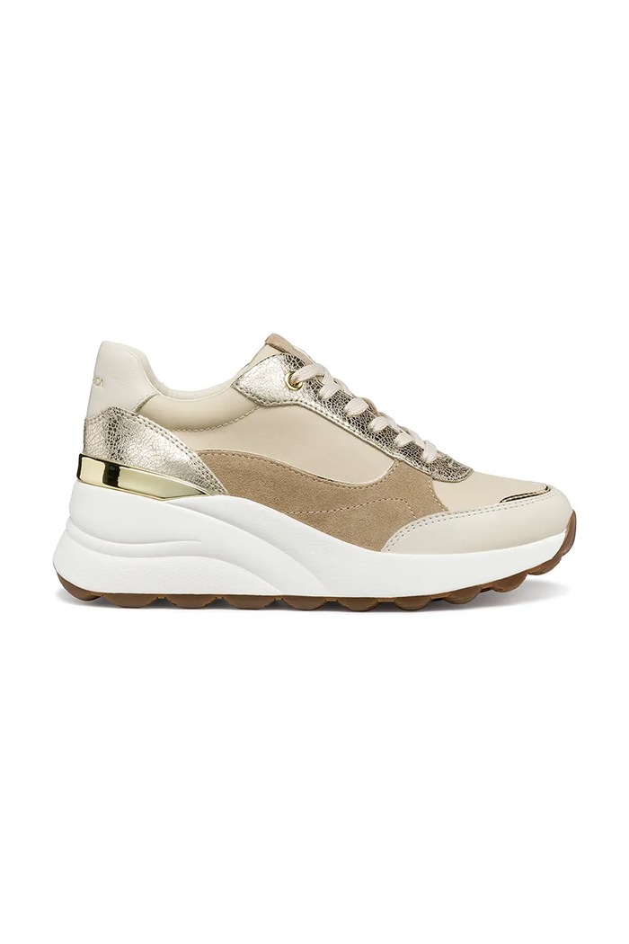 Geox sneakers D SPHERICA EC13 piele bej D65WAB01122C1S2L