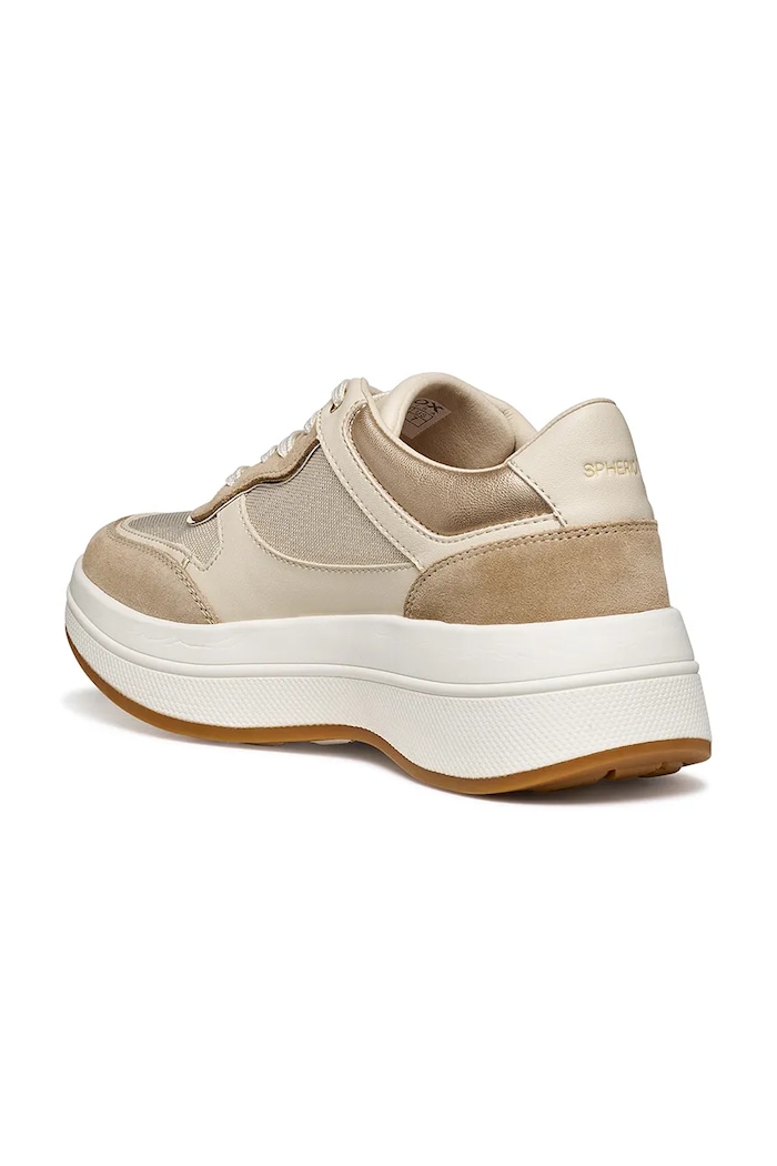 Geox sneakers D SPHERICA ECUB-3 bej D65WTD09BASC1S5K