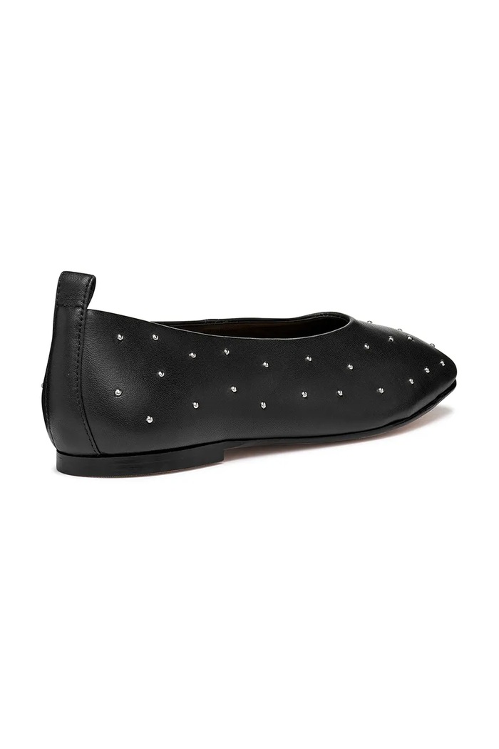 Încălțăminte Geox balerini de piele D MARSILEA D65W6C000TUC9999 negru