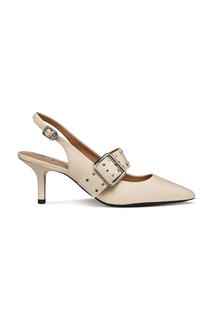 Geox stilettos de piele D KLEOPY calcai expus bej D65YBC000TUC1122