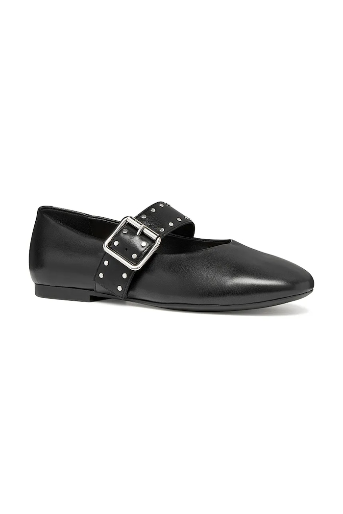 Geox balerini de piele D NEW PALMARIA D654JE000TUC9999 negru SS26