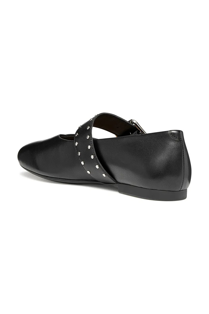 Geox balerini de piele D NEW PALMARIA negru D654JE000TUC9999