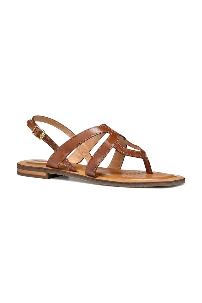 Geox sandały skórzane D SOZY QC C D55YFC.0001J.C5006 brązowy SS26