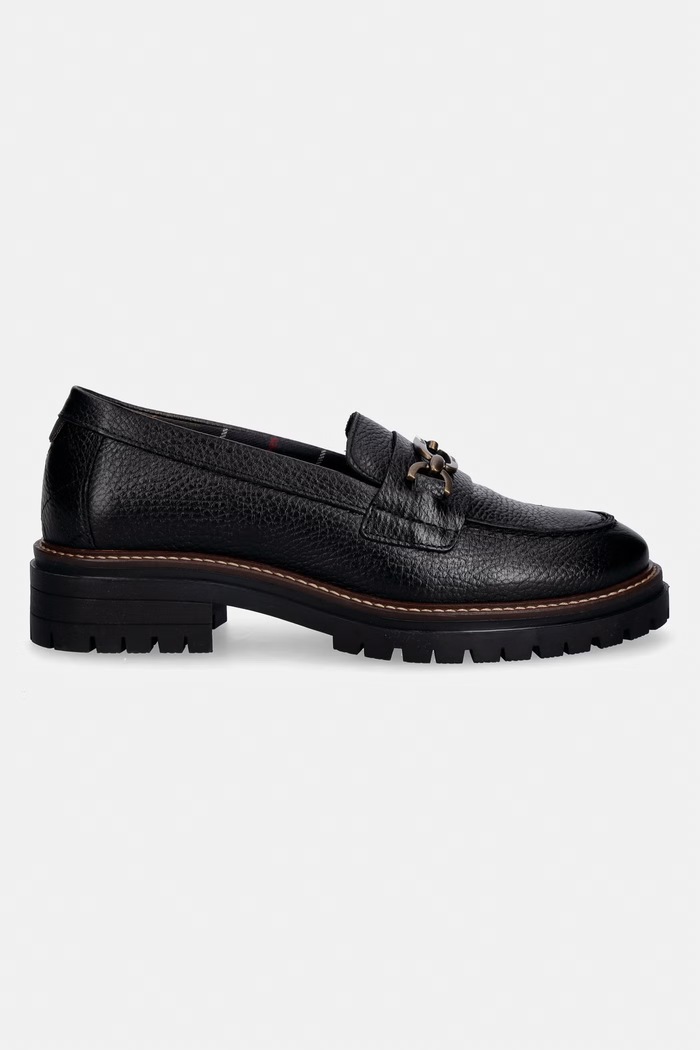 Barbour mokasini ženski usnjeni Maddie LFO0755BK52 črna SS26