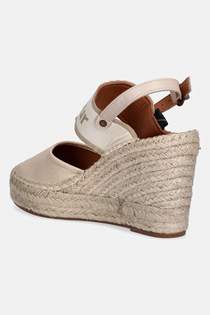 Obuv Barbour dámske espadrilky s otvorenou pätou Lyndhurst LFO0803BE52 béžová
