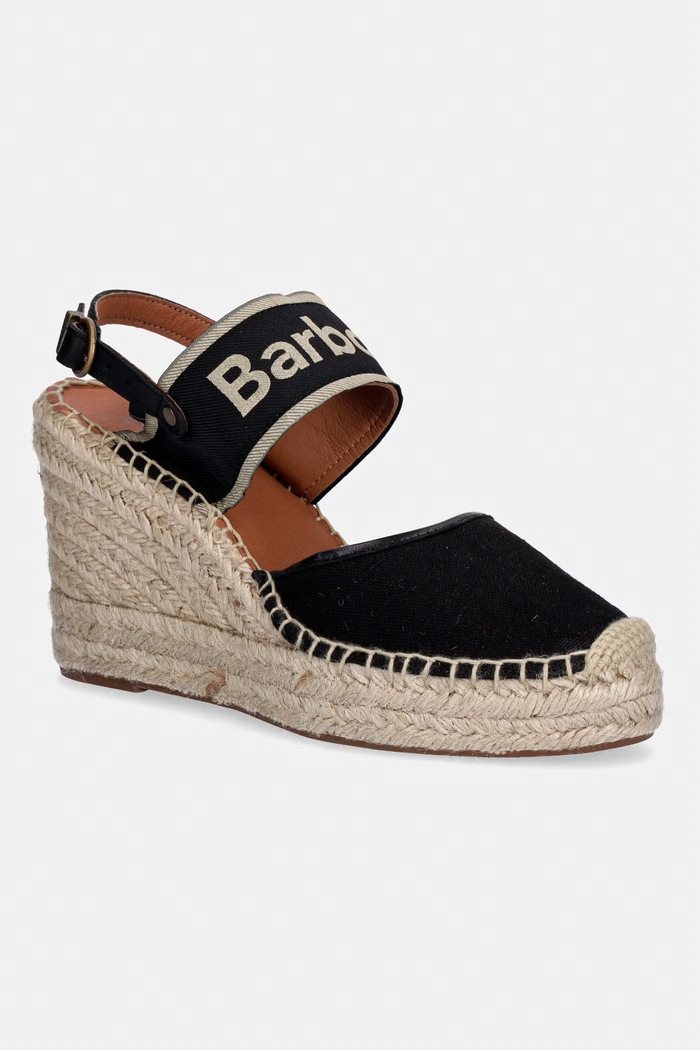 Barbour dámske espadrilky Lyndhurst čierna LFO0803BK72