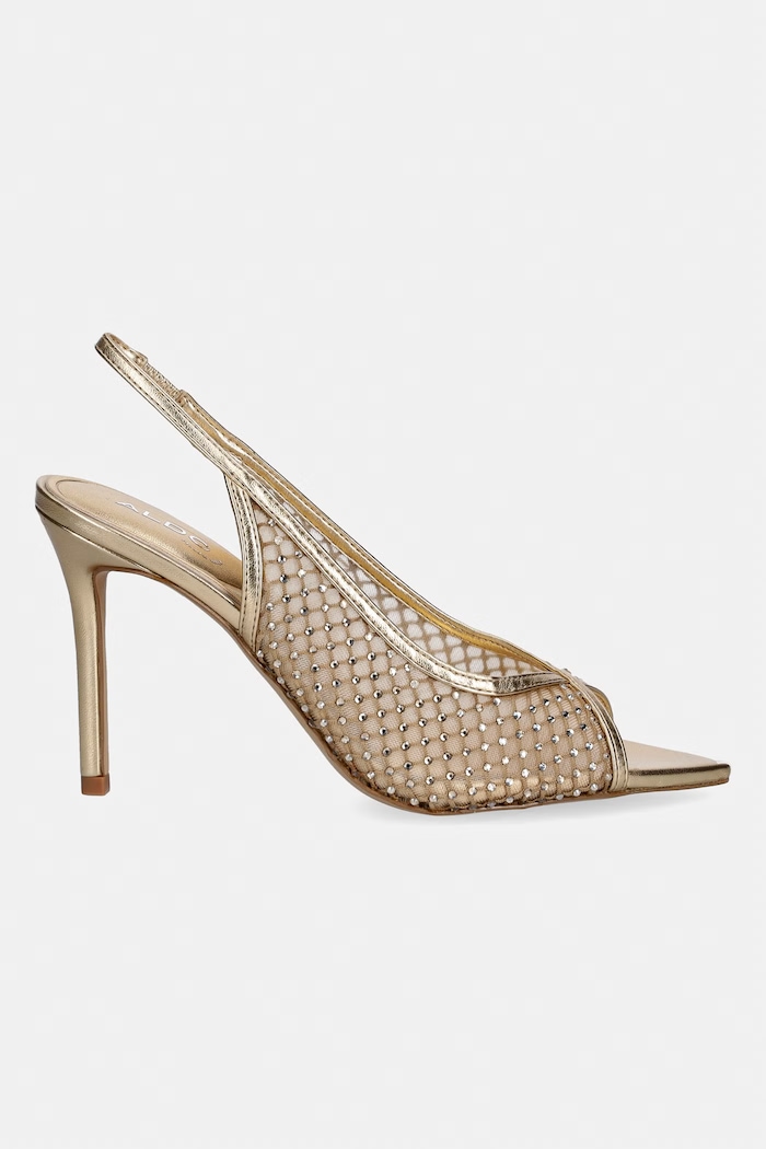 Aldo sandale cu toc cui SKOLAS 14241525 aur SS26