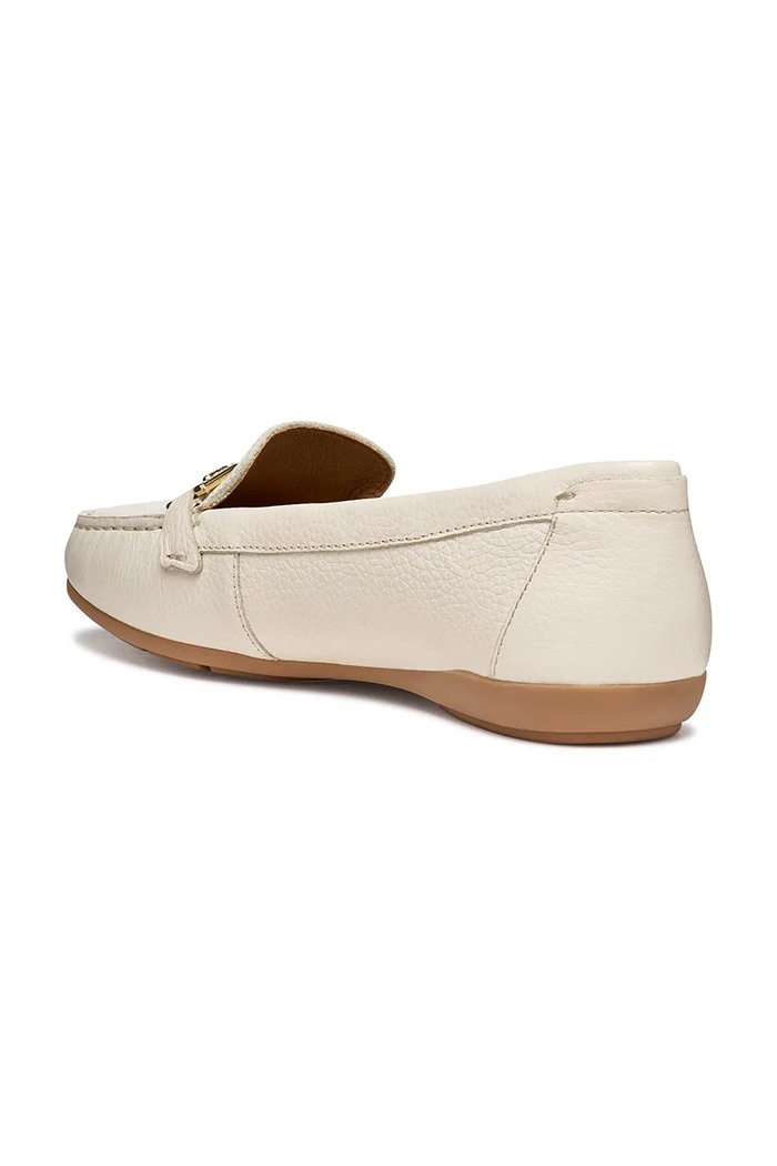 Kožené mokasíny Geox D ANNYTAH MOC béžová D56BMB00046C1122