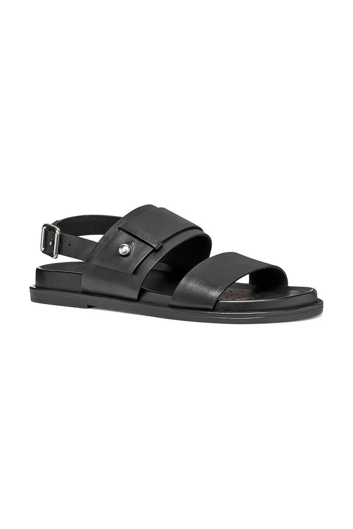 Δερμάτινα σανδάλια Geox D ADELASH D65YWA00043C9999 μαύρο SS26